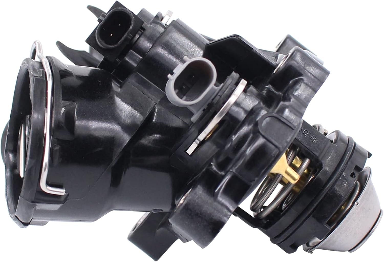 MOTOKU Engine Coolant Thermostat Assembly w/housing Gasket for Mercedes-Benz C25