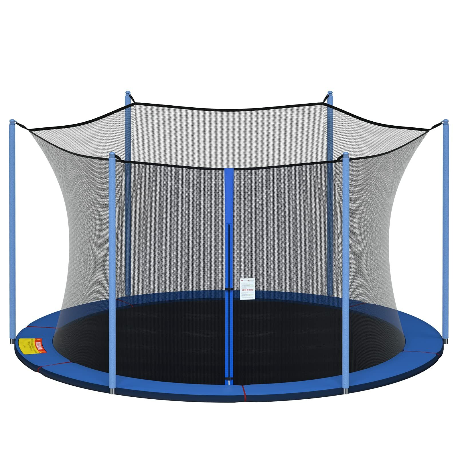15ft Trampoline Safety Net Round Replacement Fit 6 Poles Enclosure Netting