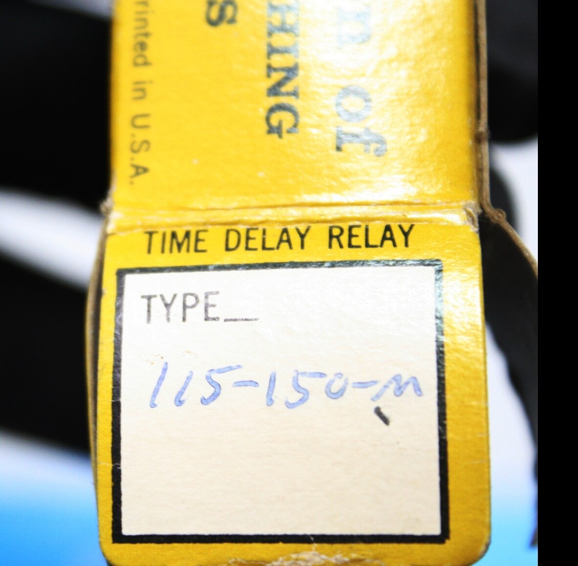 115-15-M RELAY SPECIALTIES TIME DELAY RELAY