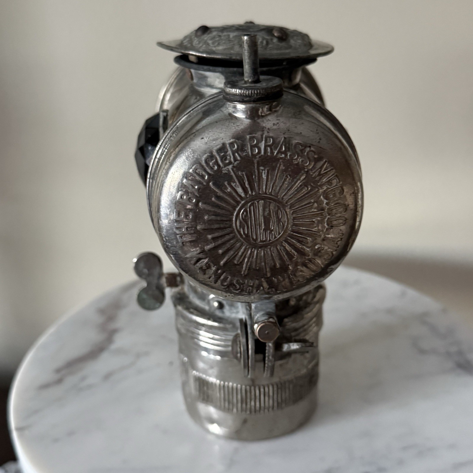 Metal Solar Bicycle Lantern By Badger Brass Manufacturing Company