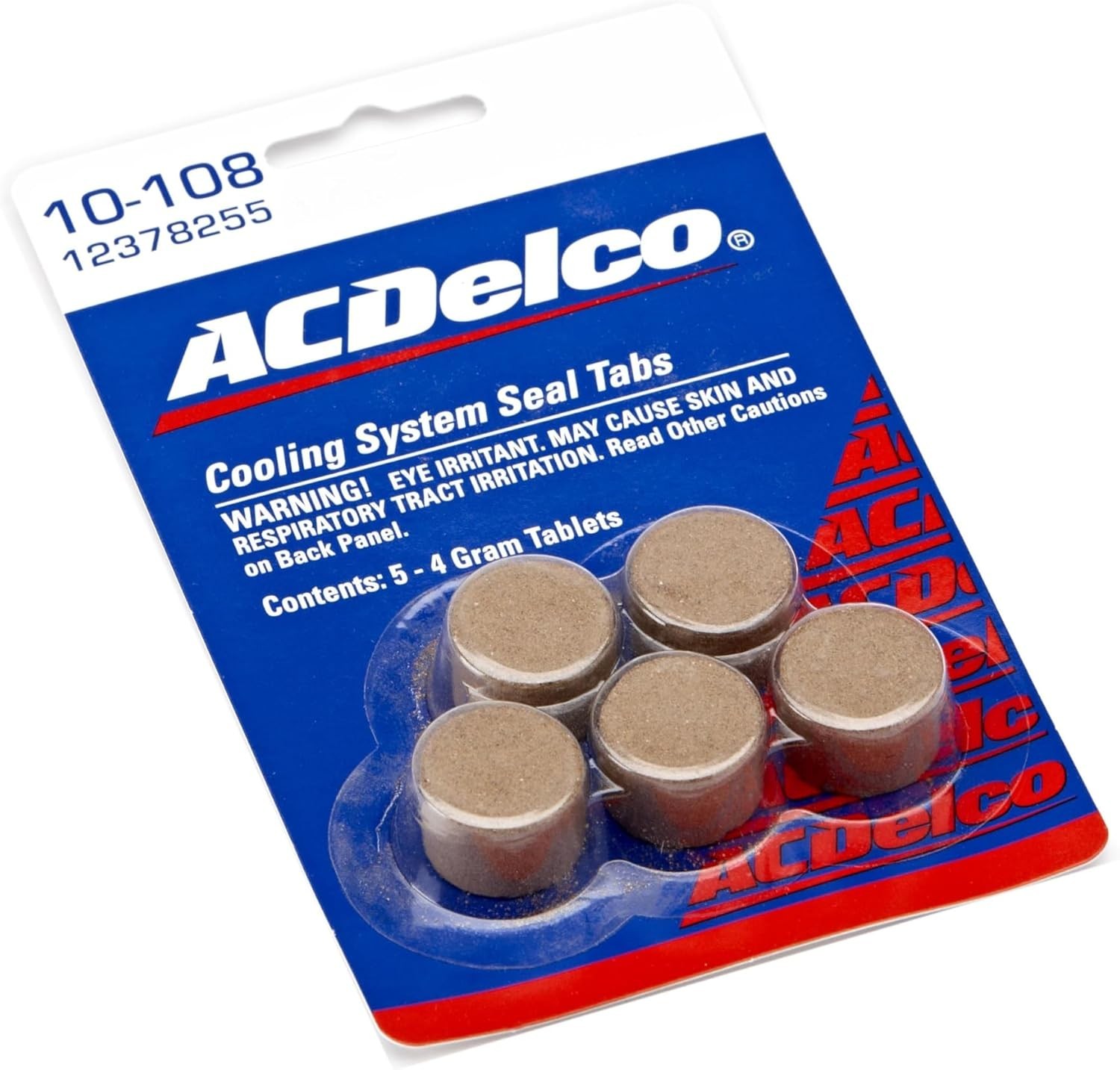 ACDelco GM Original Equipment 10-108 (12378255) Cooling System Sealing Tabs - 4g