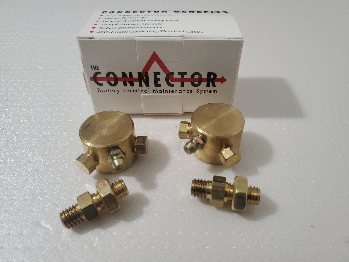 Pro Start T-400 Non-Corrosive Brass Battery Post Connector with Grease Fitting