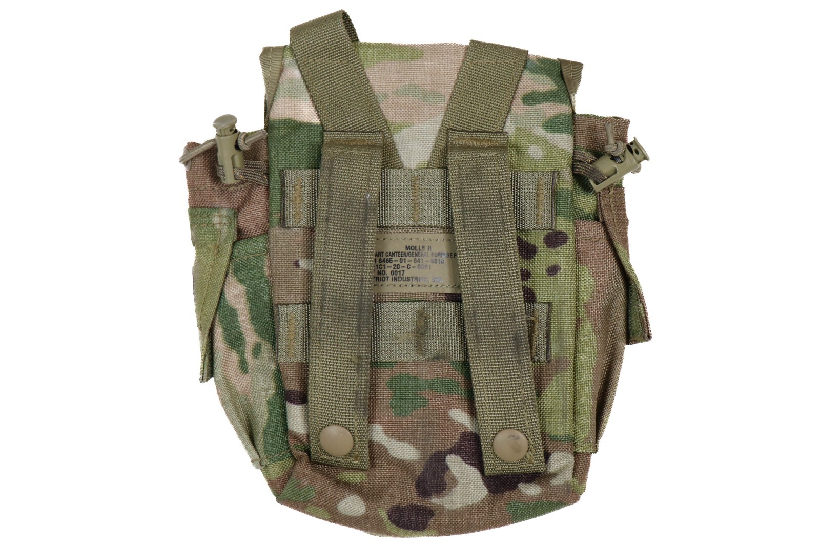 US Army 1 QT General Purpose Canteen Pouch Molle II Multicam OCP Woodland
