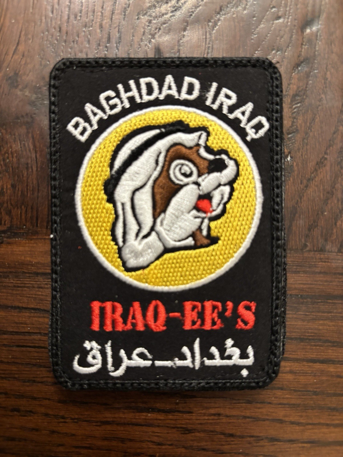Iraq Operation Inherent Resolve BUC-EE’S Morale Patch- Hook Back New ~2.5”x3.5”
