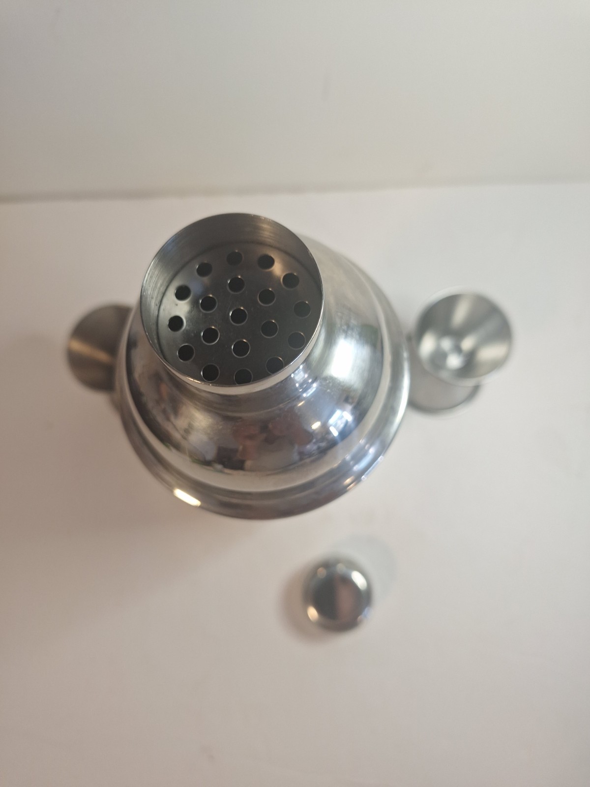 3 Piece BAR COCKTAIL SHAKER Stainless Mixing Tin & Jigger Set