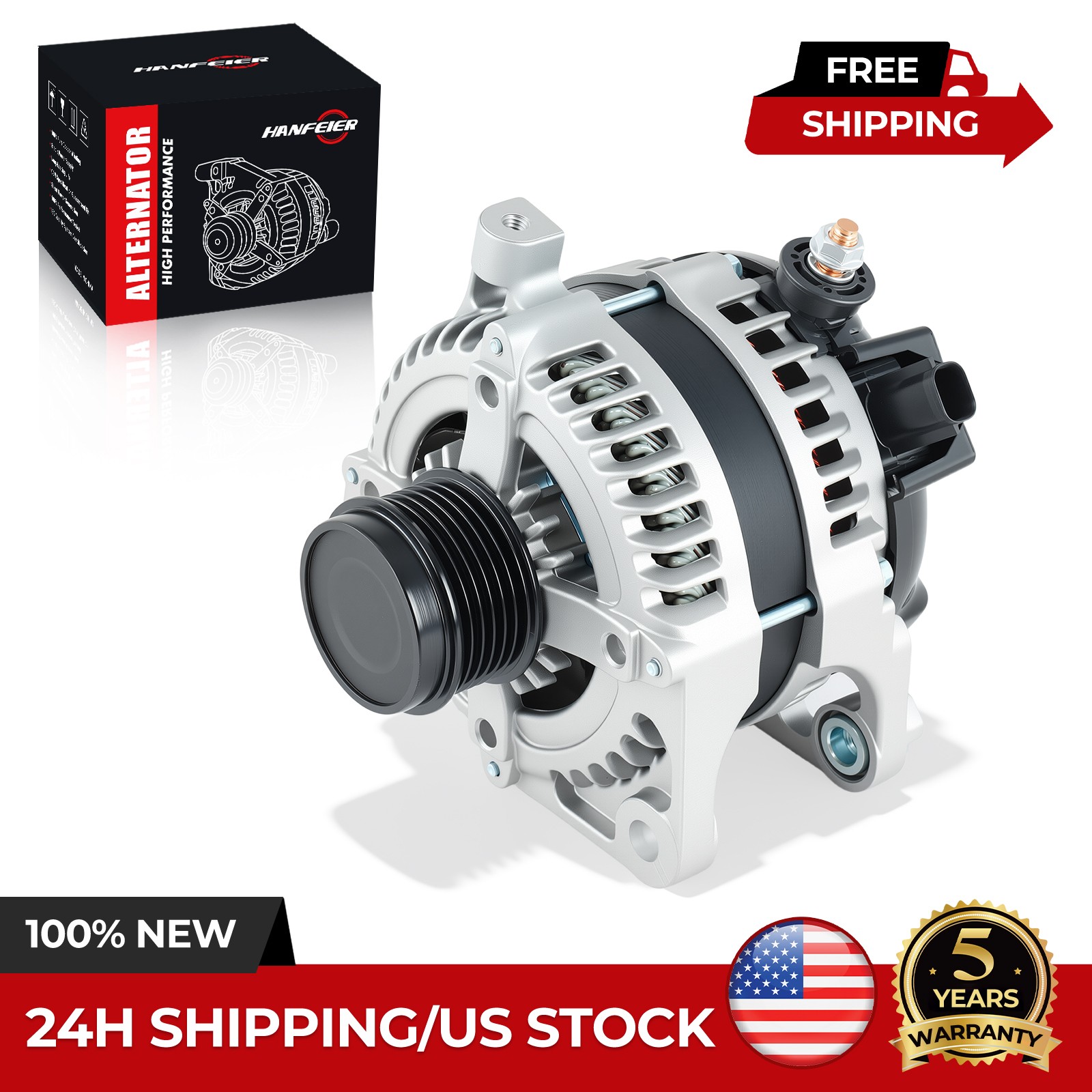 145A Alternator for 2004 2005 2006 Chrysler Pacifica 421000-0142 421000-0141