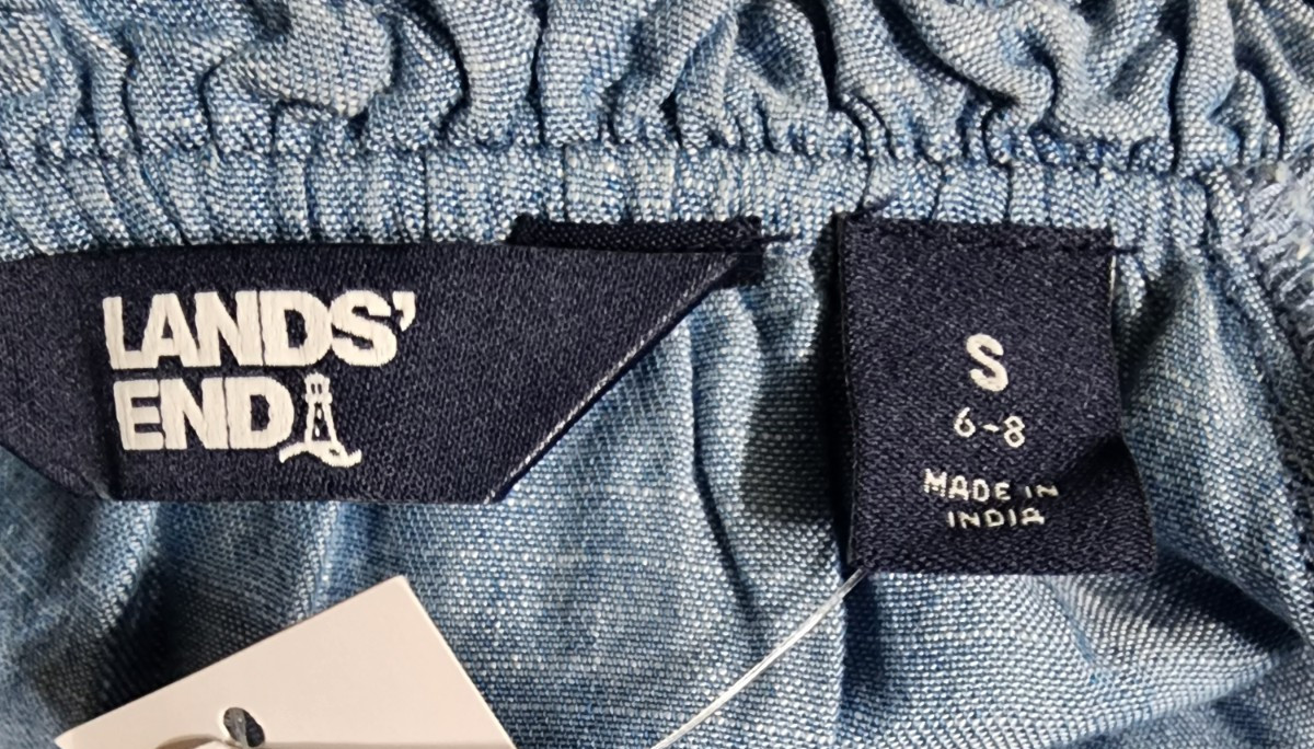 Land's End Womens Shift Dress Blue Chambray XS, S, M, L, XL, NWT SHIPS FREE