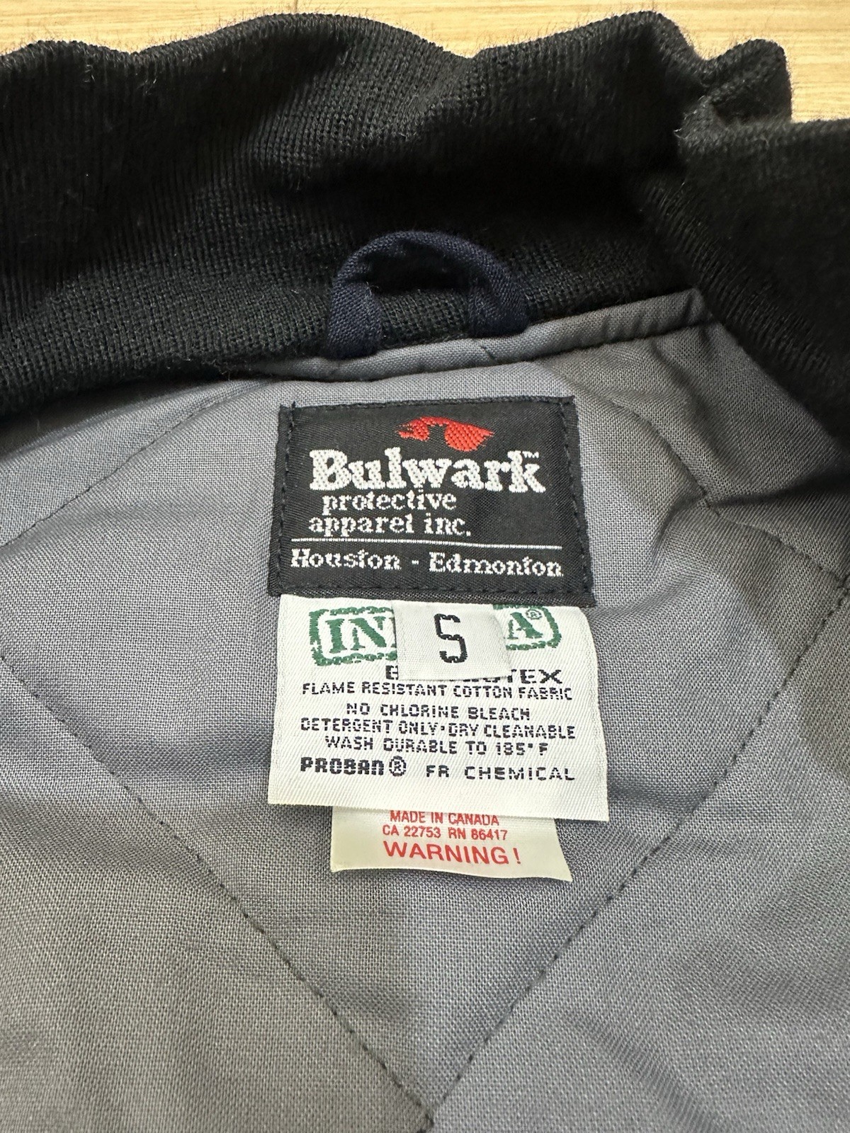 NEW Bulwark FR Flame-Resistant Workwear Men's Insulated Vest Zip Up Sz SMALL