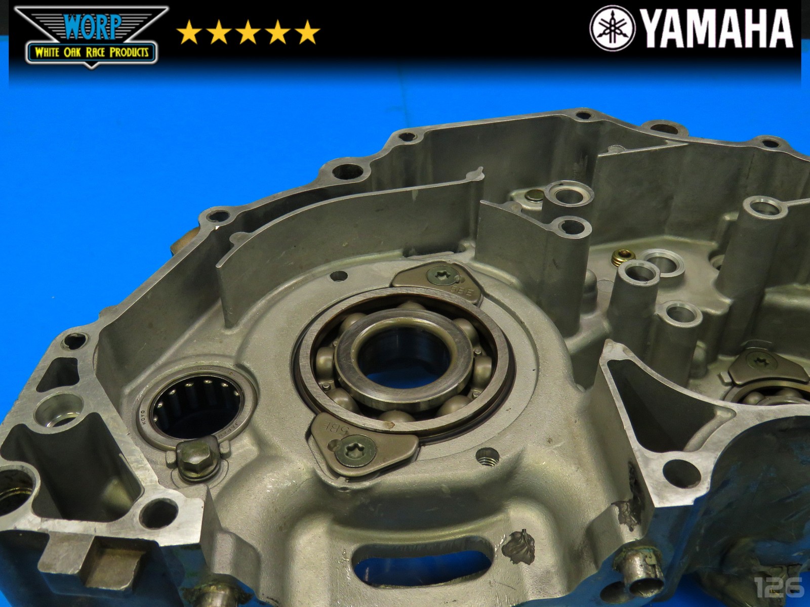 2004 YAMAHA YFZ450 LEFT SIDE CRANKCASE CRANK CASE BOTTOM END ~ GENUINE OEM 04-05