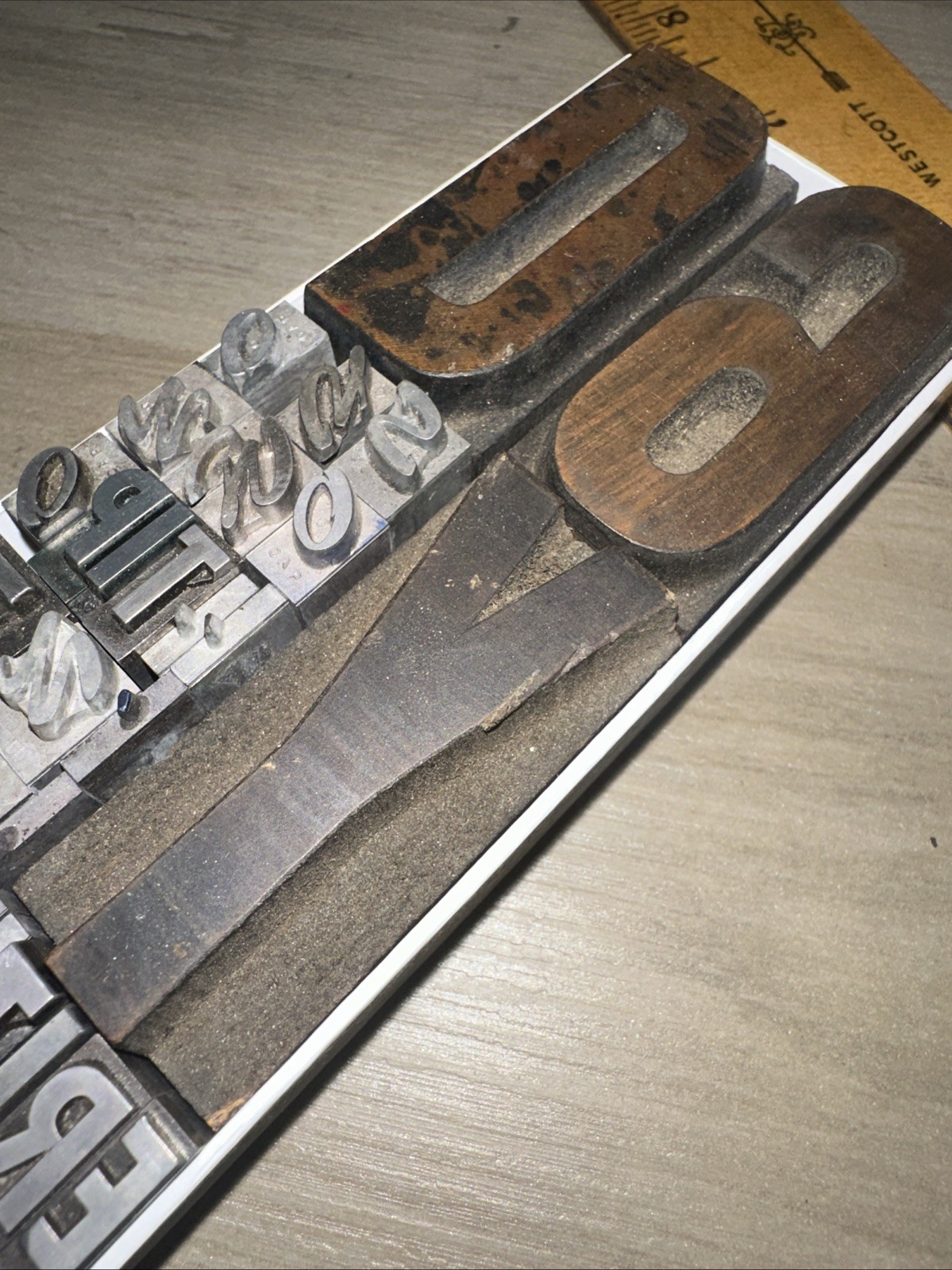 Printing Blocks “ Dingbats Variety “ Nice Collection Letterpress Letters Etc. 2