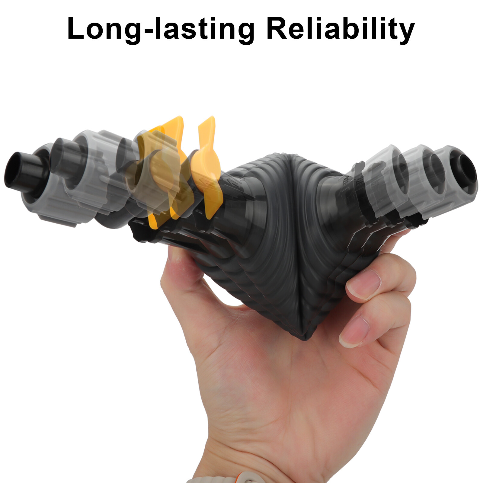 9.8Ft Siphon Hose Transfer Hand Pump With Flow Valve for Gasoline Oil Water Fuel