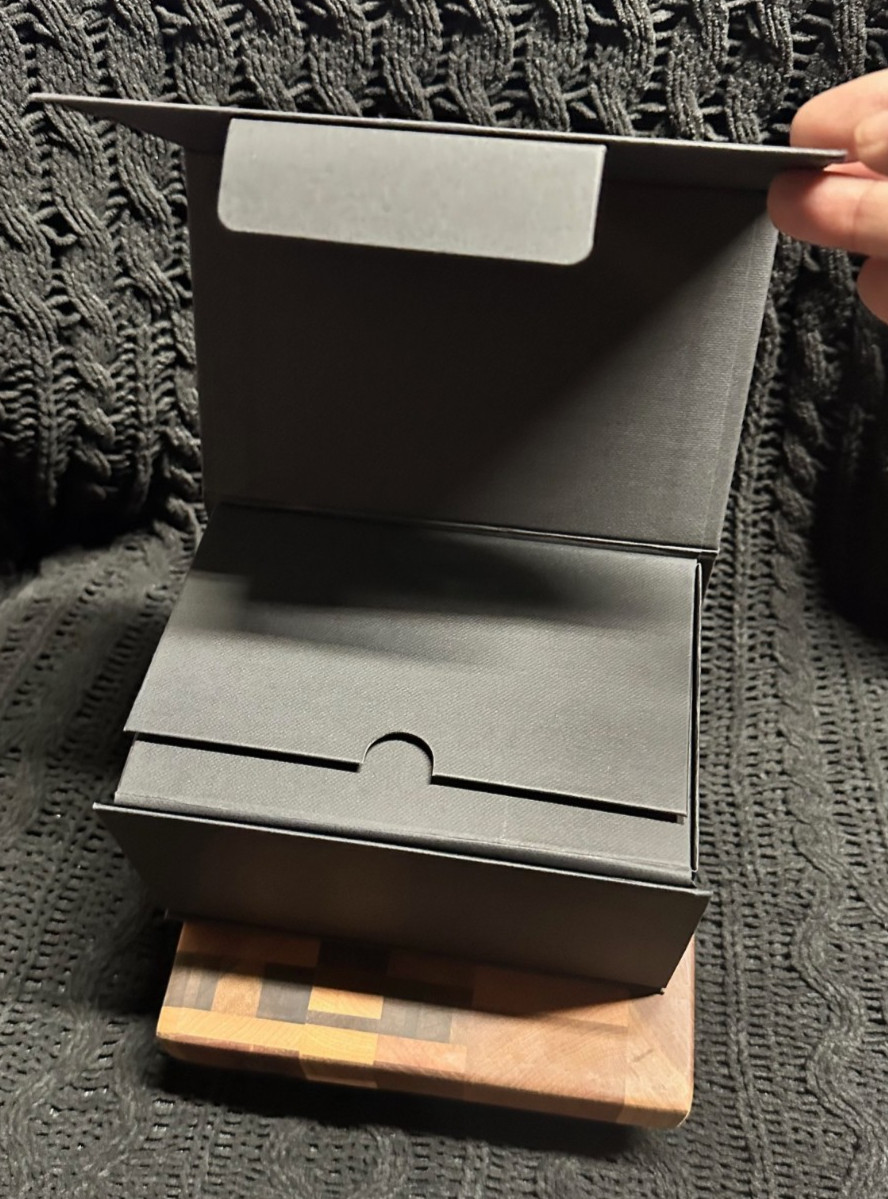 NEW - YSL Saint Laurent - Empty Gift Box - 7" x 4" x 4.5" - Black