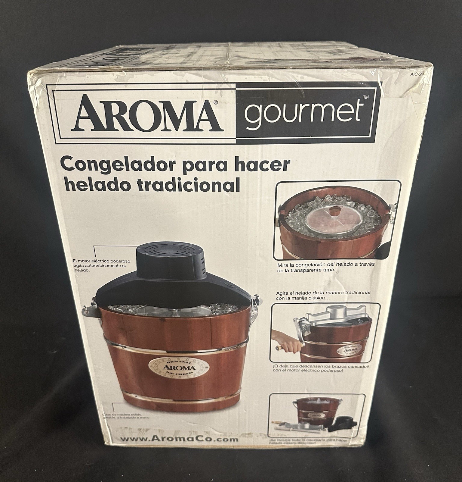 Aroma Gourmet Traditional Ice Cream Maker
