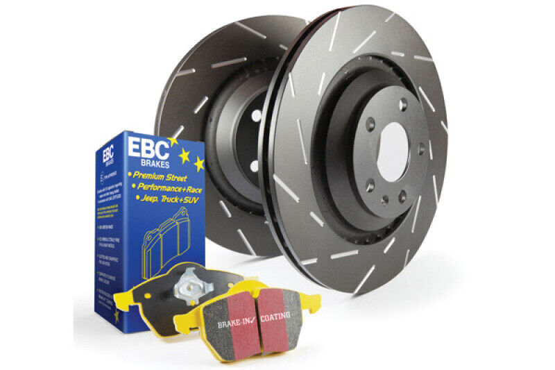EBC S9KR1521 Rear Brake Kit Yellowstuff & USR for 16–19 Ford Focus RS