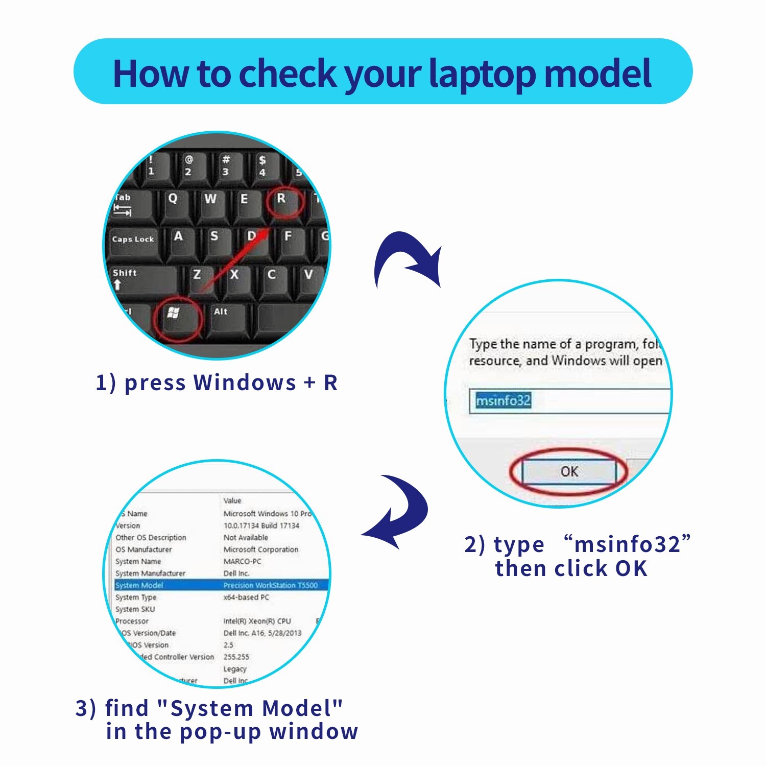 7FMXV Battery For Dell Latitude 5320 7320 7420 7520 9JM71 TN2GY 4M1JN 63Wh 15.2V