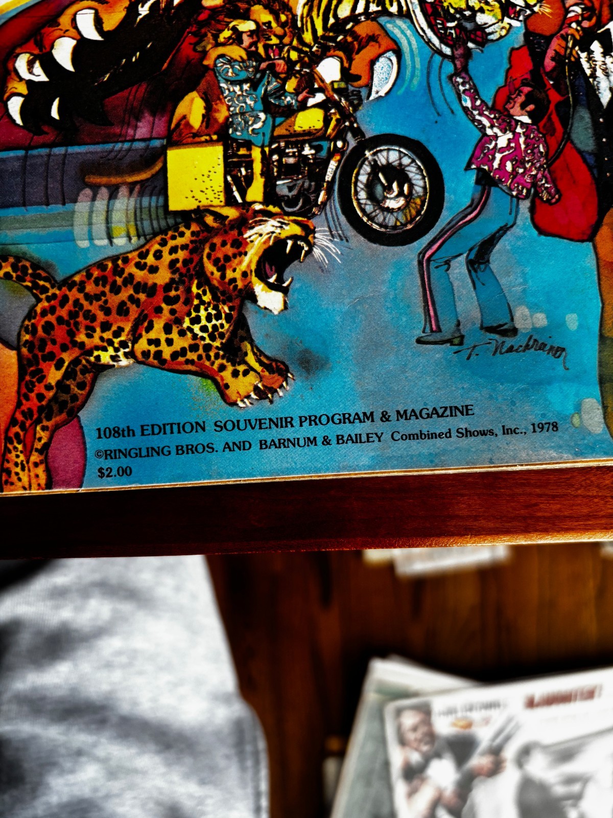 FREE SHIP! Ringling Bros Barnum Bailey Circus Magazine Program 1978 108th Ed