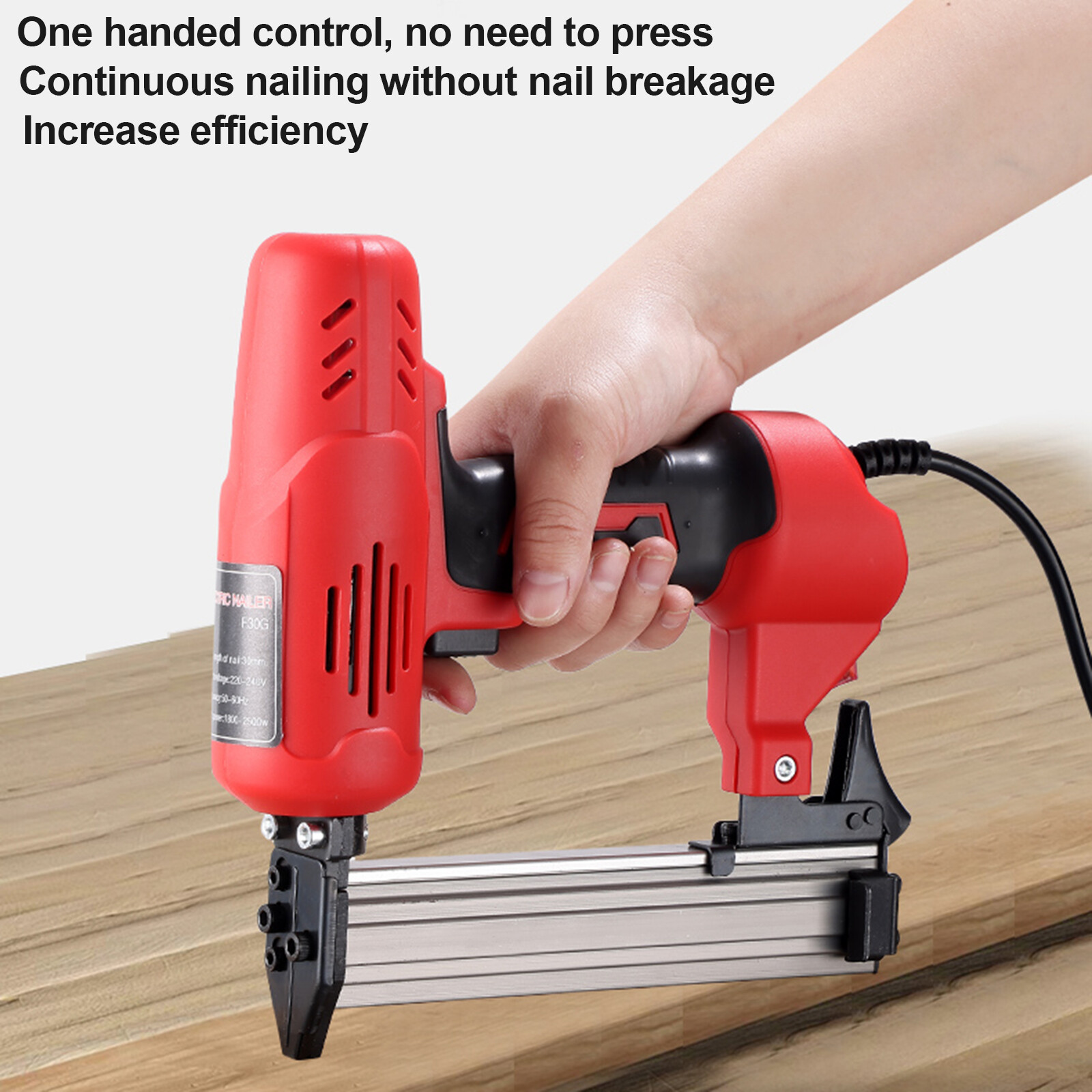 2600W Electric Nail Gun Portable Grip Electric Nail Gun For Framing Nails&Carpen