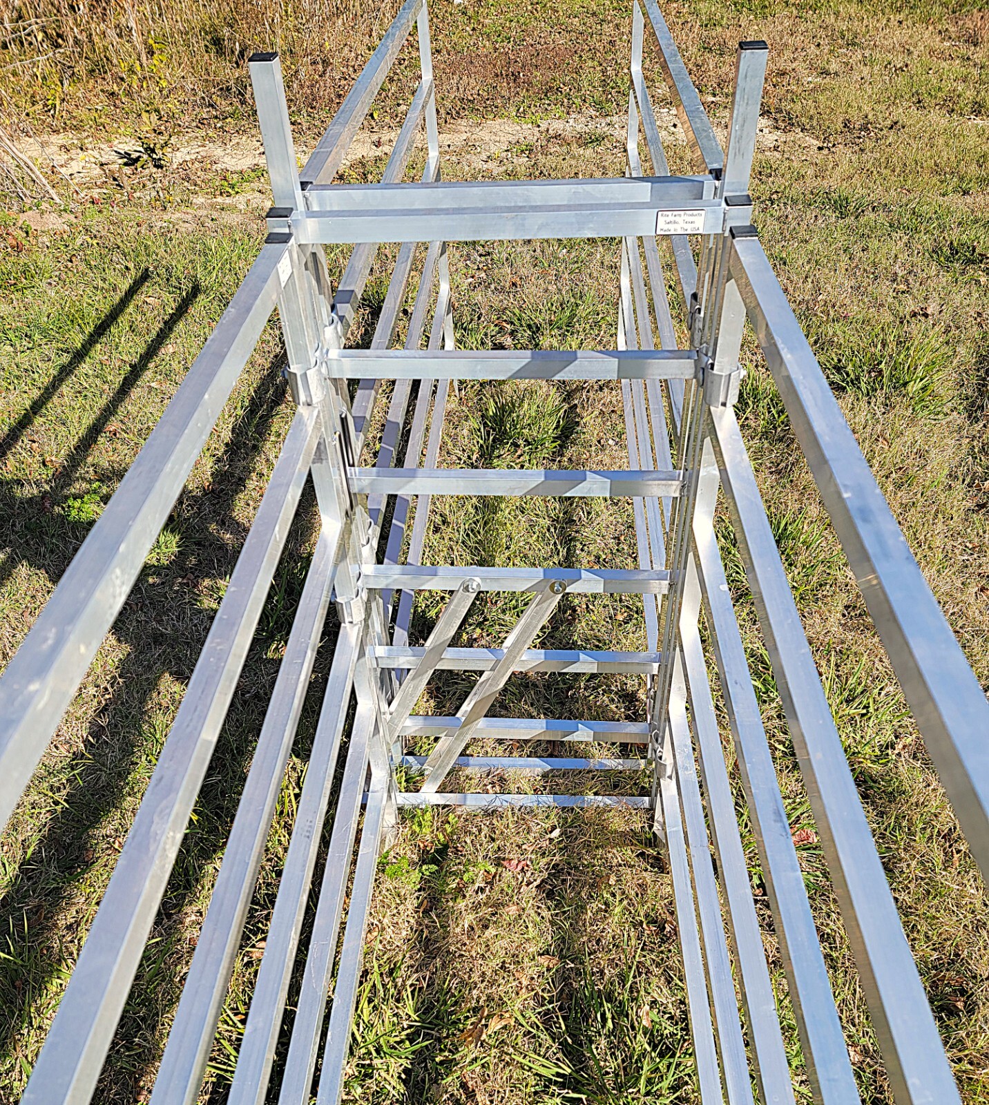 Aluminum 40-Inch-Tall Sheep & Goat Sliding Stop Gate 4 Sorting Alley Pen Systems