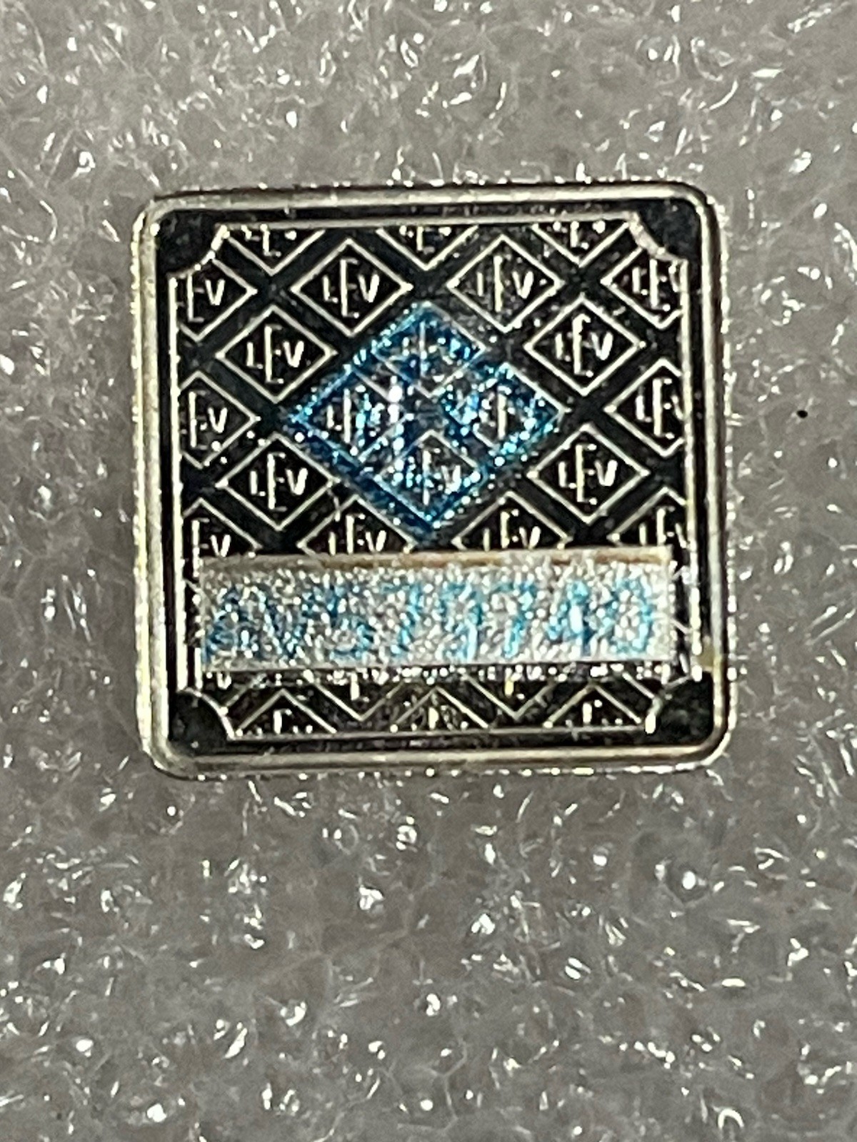 1 gram Geiger .999 Fine silver bar Square Series-Light Toning