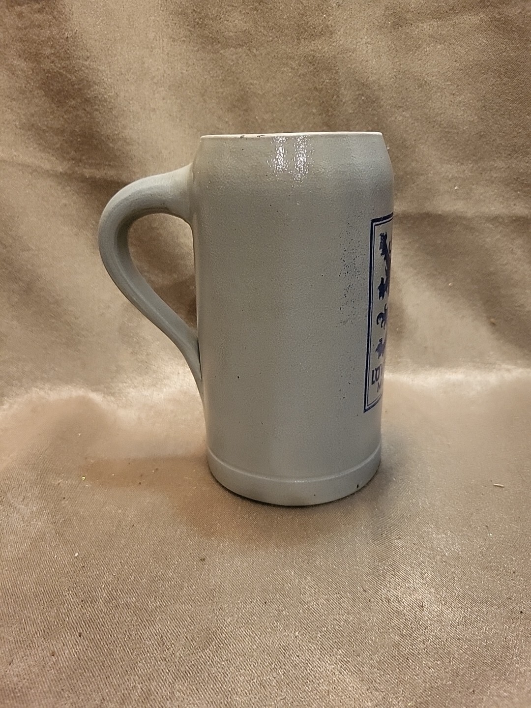Vintage Lowenbrau Munich 1 Liter Beer Stein Ceramic