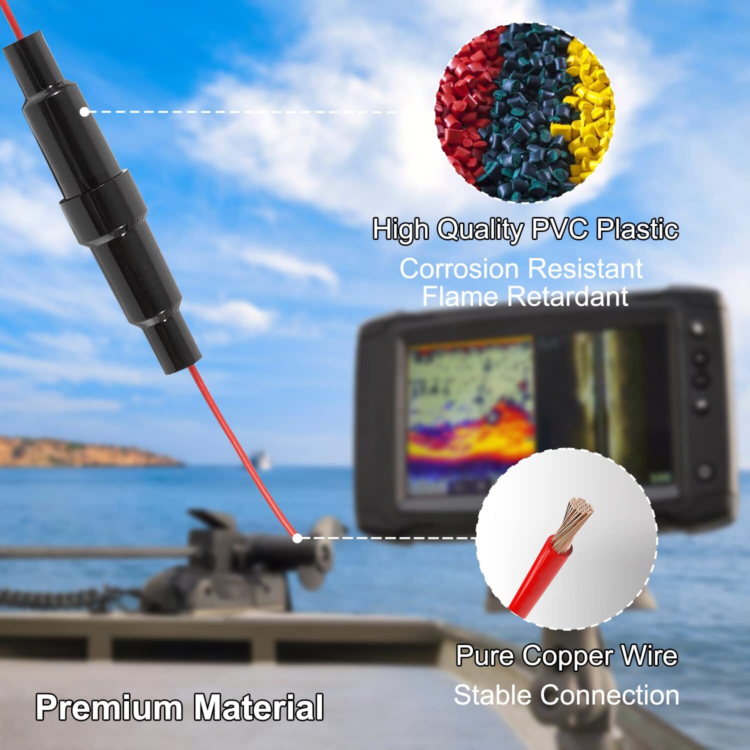 010-12199-04 Power/Data Cable 4-Pin For Garmin Striker VIVID 4cv 5cv 7cv 7sv 9sv