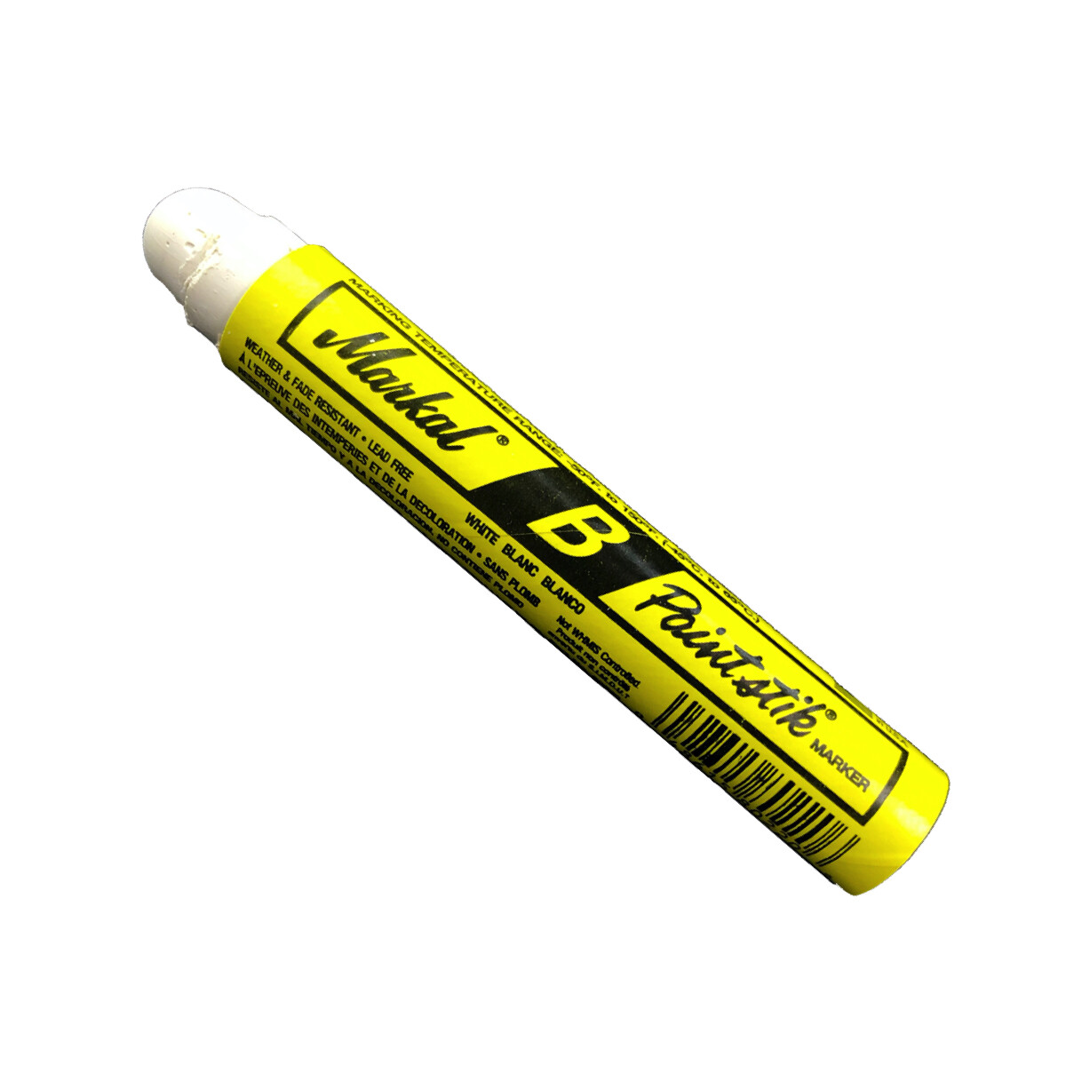 Box of 12 Markal B White Tire Chalk Paint Sticks Crayon Surface Marker Graffiti