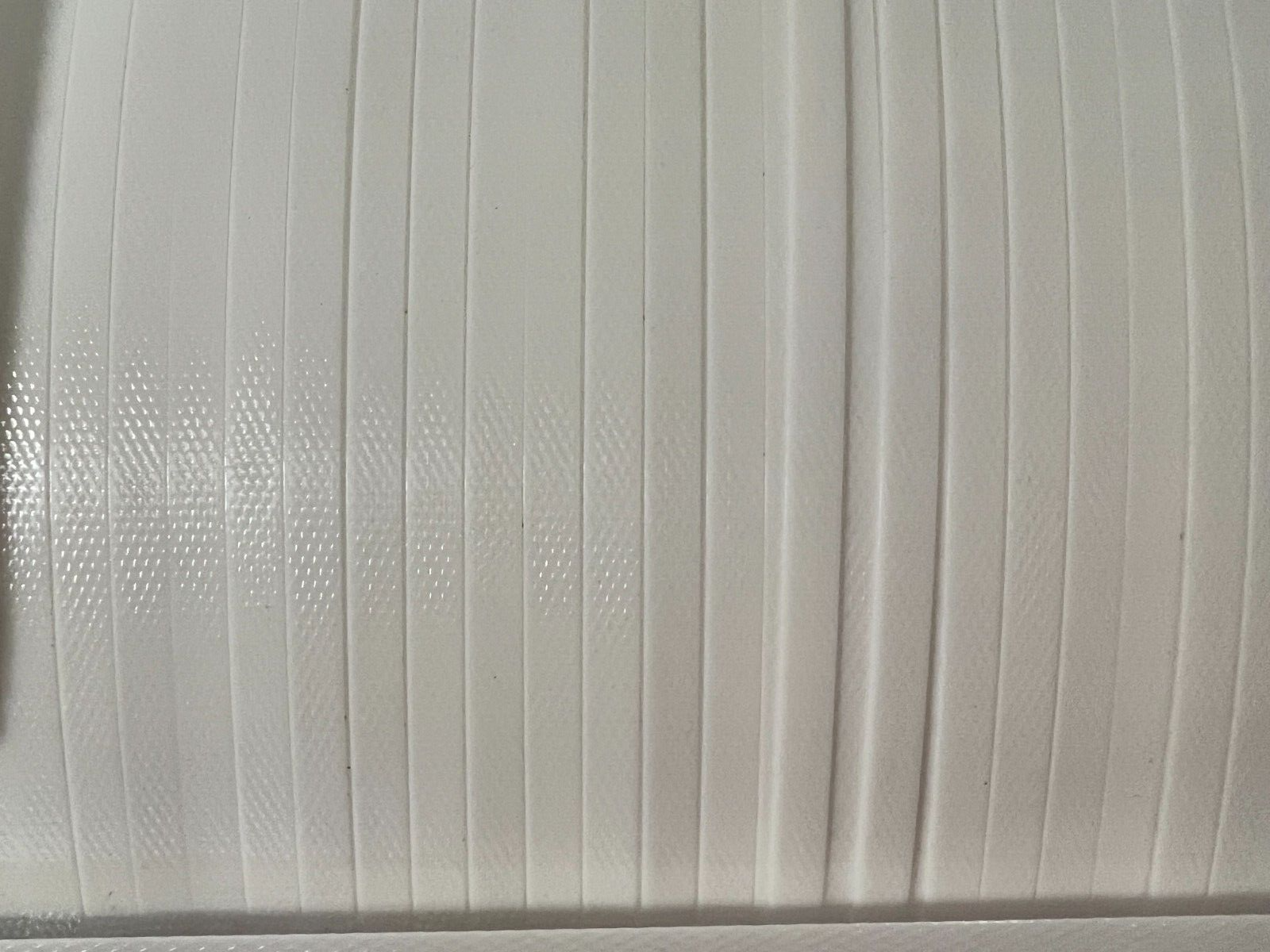 👀 2) NEW EAM MOSCA 5MM 24,000' 8x8 CORE MACHINE GRADE WHITE STRAPPING ST5 MMW