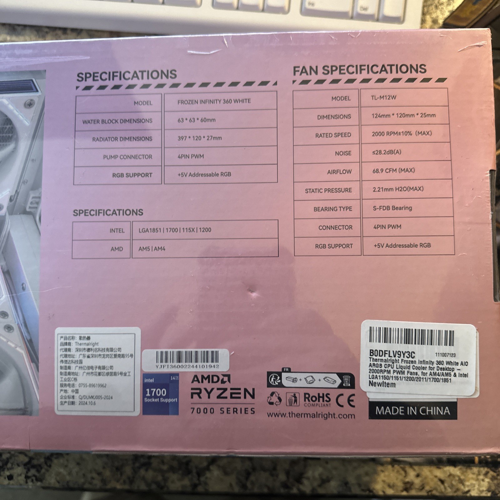 Thermalright Frozen Infinity 360 White