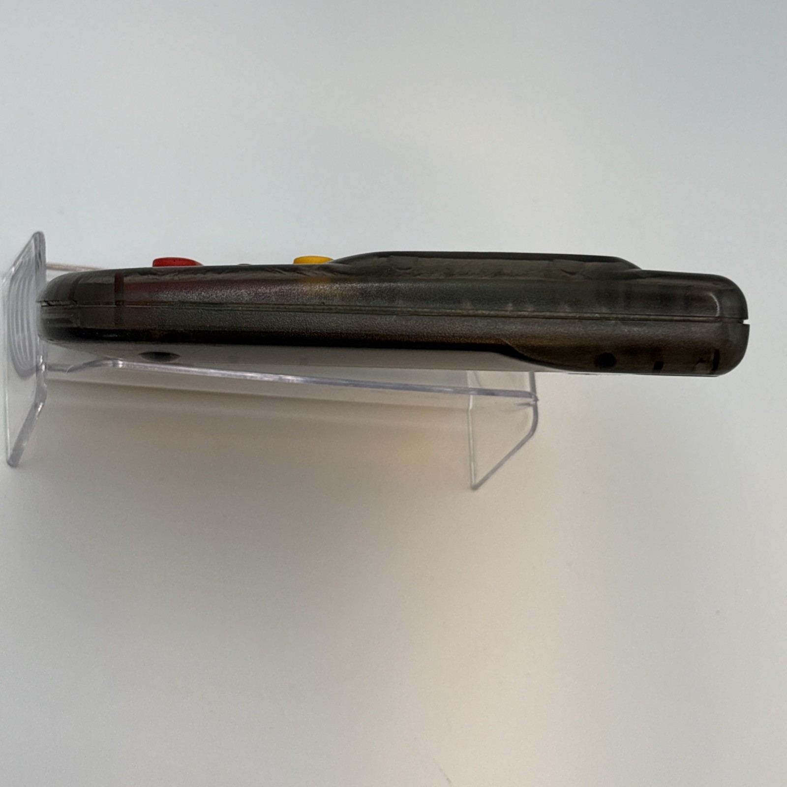 1995 Electronic Handheld Yahtzee Game Clear Smoke MB Milton Bradley 4511 TESTED