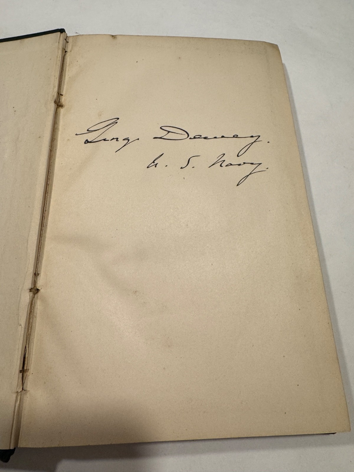 GEORGE DEWEY'S BOOK! 1880 Autographed West Coast of Mexico US Hydrographic Book