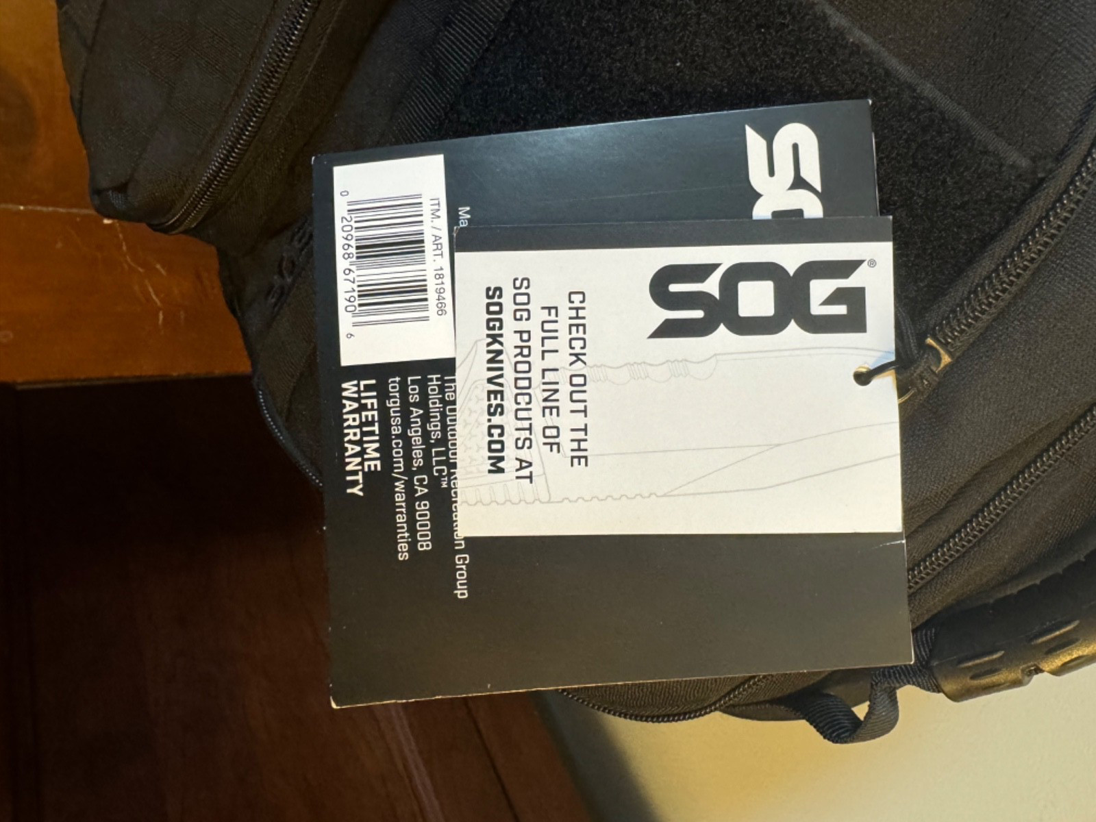 SOG Heavy Duty 3 Pistol Range Tactical Backpack W/3 Gun Cases Brand New w/ Tags