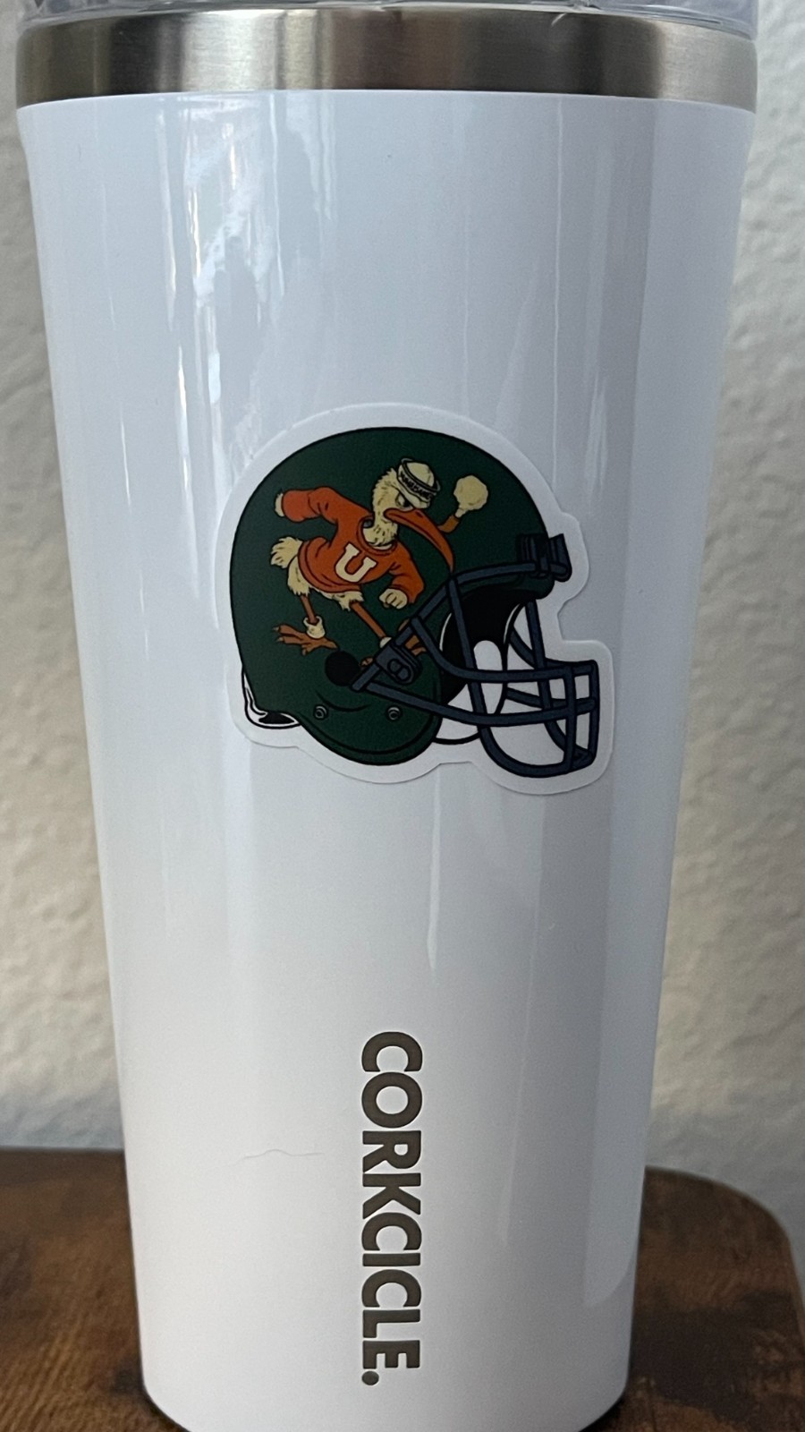 Miami Hurricanes Vintage Tailgate sticker