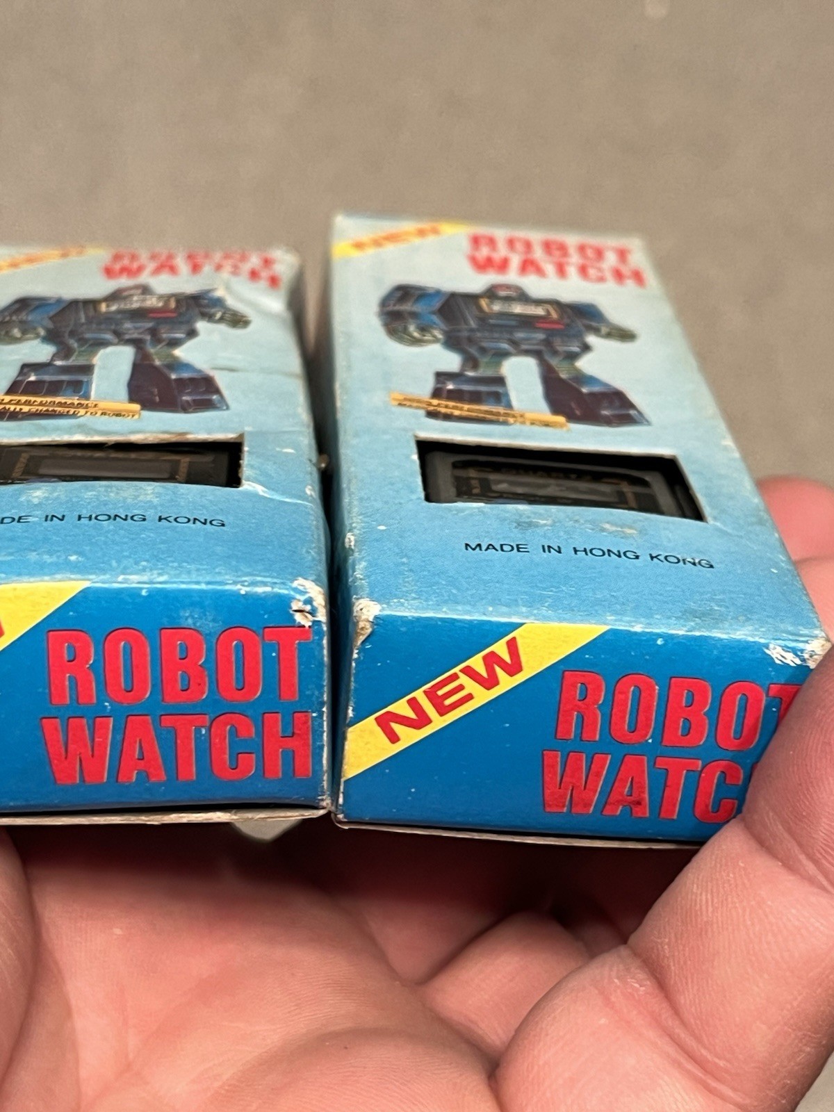 Vintage 1980's Robot Watch Transformer Hong Kong Open With Box Lot