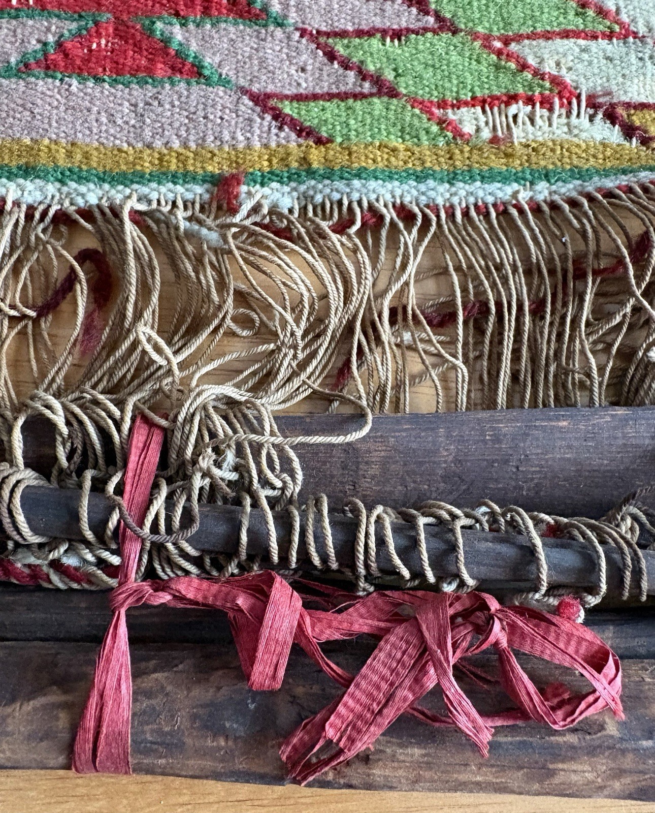 Antique Native American Navajo Weaving Rug