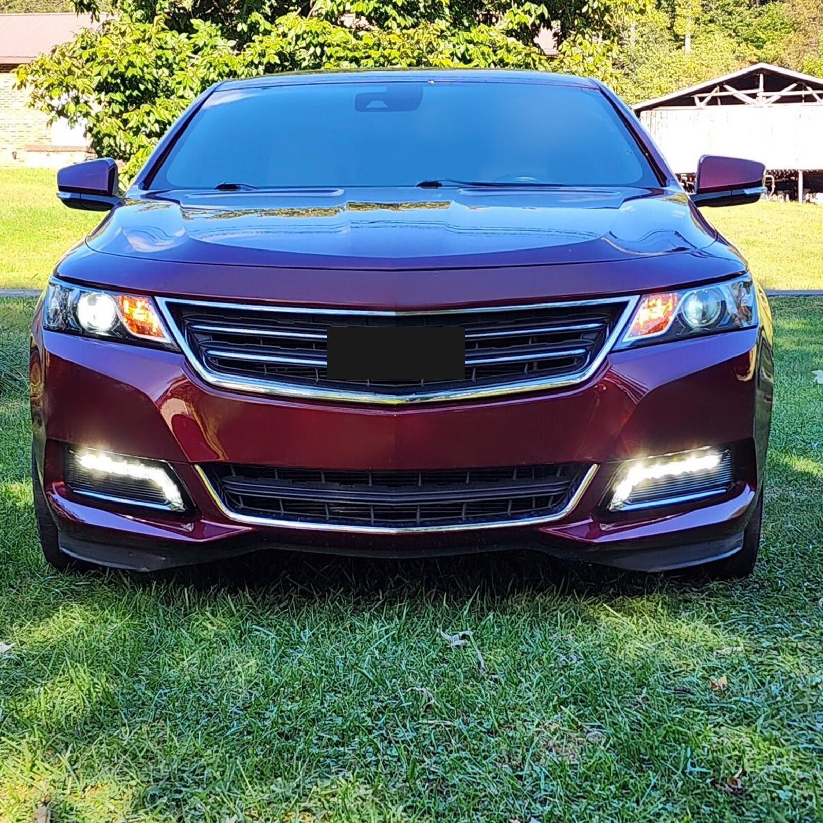 For 2014-2020 Chevy Impala Clear Lens LH+RH LED DRL Fog Light +Wiring+Switch Kit