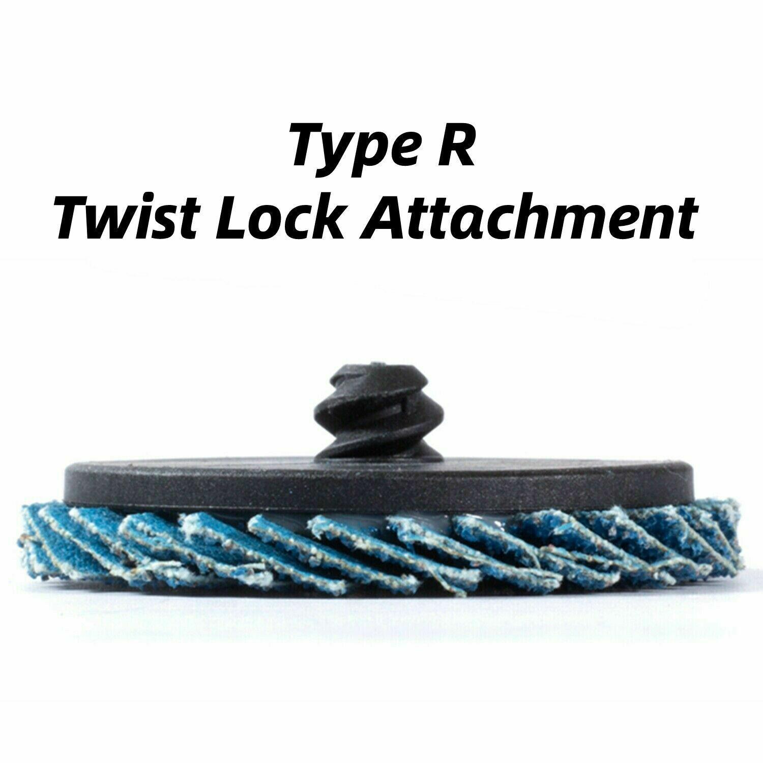 20pcs 2inch Flat Flap Disc Roll Lock Sanding Grinding Wheels 40 60 80 120 Grit