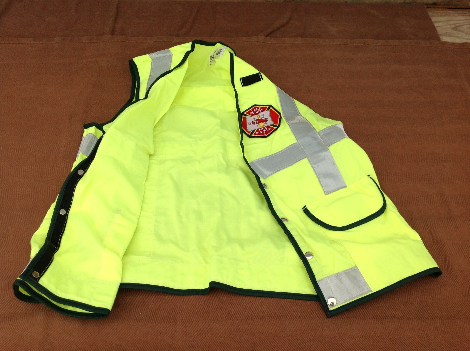 Northwest Safety Hi-Vis Reflective Vest w/ Lane County Fire District 1 Patch
