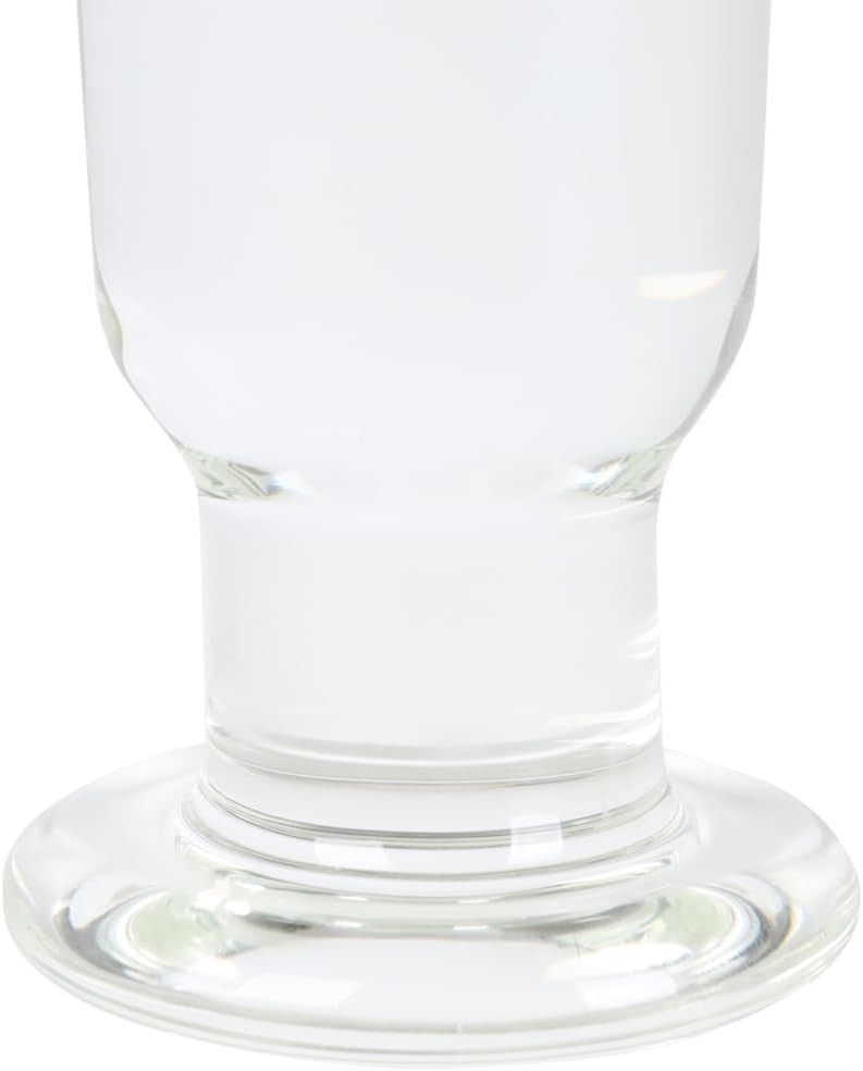 6.7" Large Glass Anal Plug Trainer Big Crystal Butt Plug Stimulator for Advanced