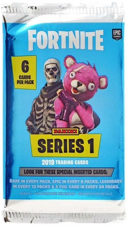 LOT OF TEN (10) - 2019 Panini Fortnite Series 1 6-Card Sealed Blaster Box Packs