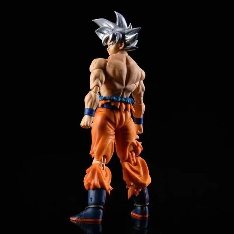 6"Anime Dragon Ball Z SHF Son Goku Ultra Instinct White Action Figure Toy Boxed