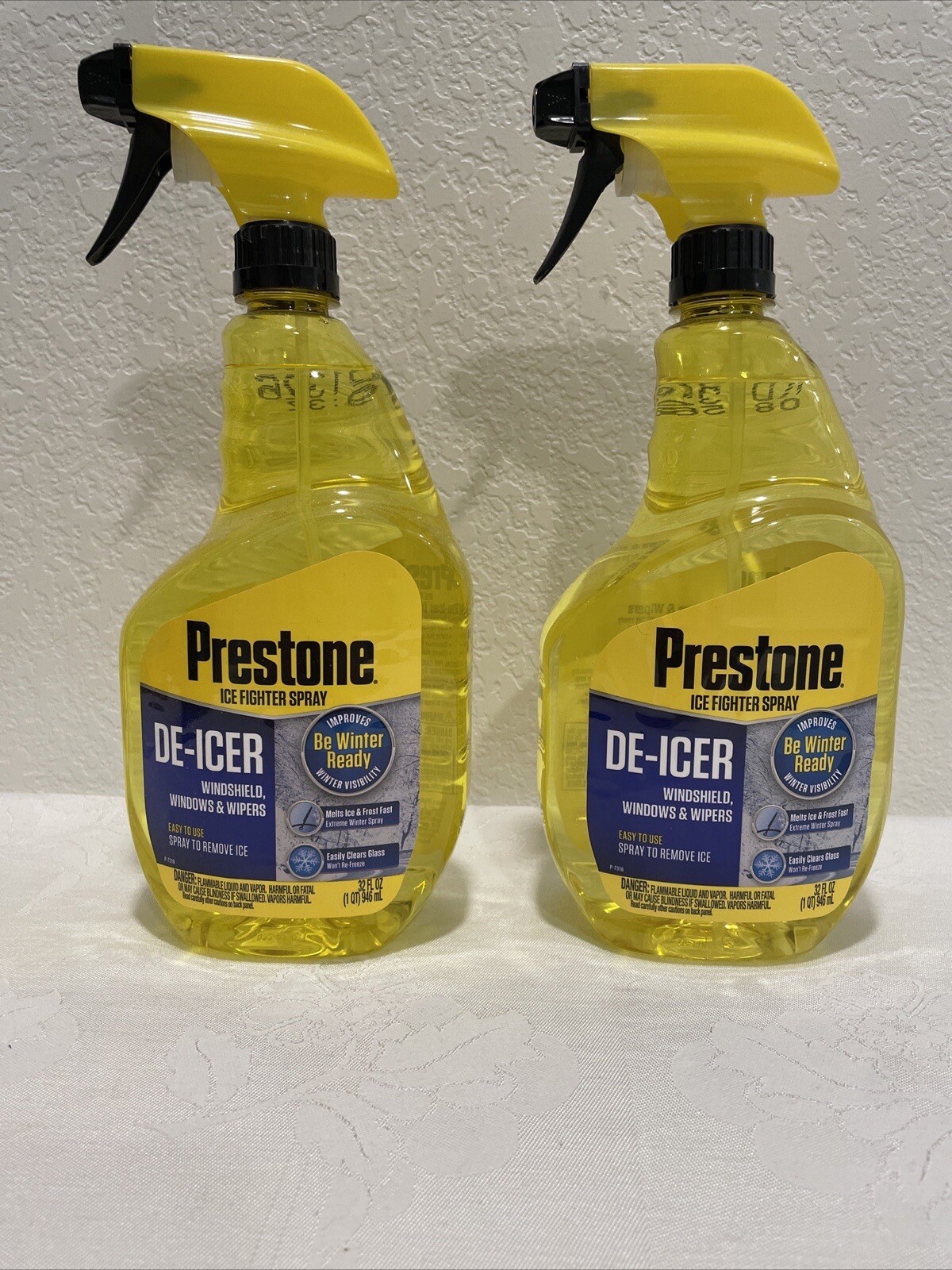 Prestone Trigger Spray Windshield De-Icer 32oz, 2 Pack