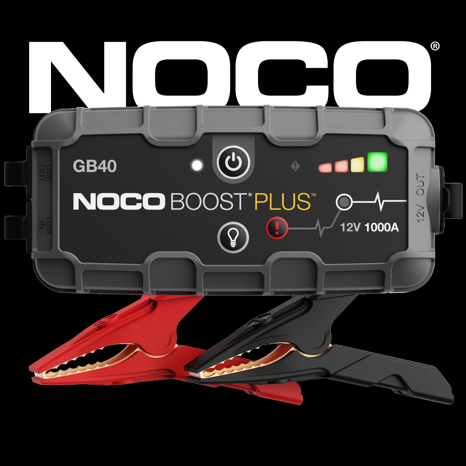 NOCO Boost Plus GB40 1000A 12V UltraSafe Portable Lithium Battery Jump Starter