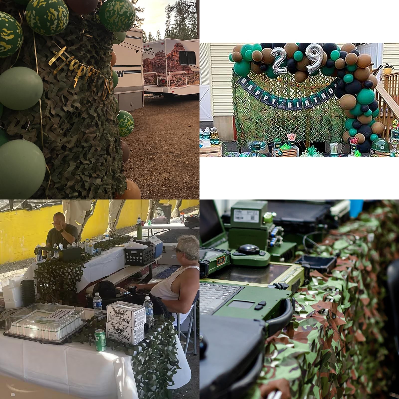 13x20ft Camping Camouflage Netting Military Camo Sunshade Mesh Hunting Car Cover