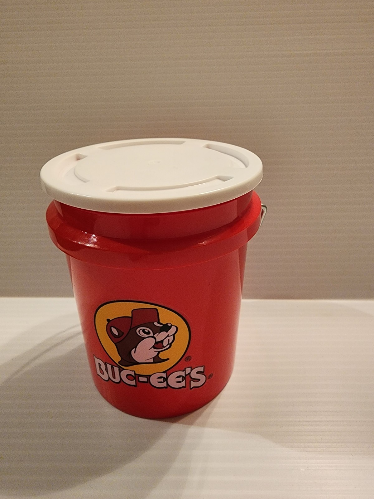 Buc-ee’s Red Mini Bucket – Official Buc-ee’s Mini Bucket Souvenir With Lid HTF