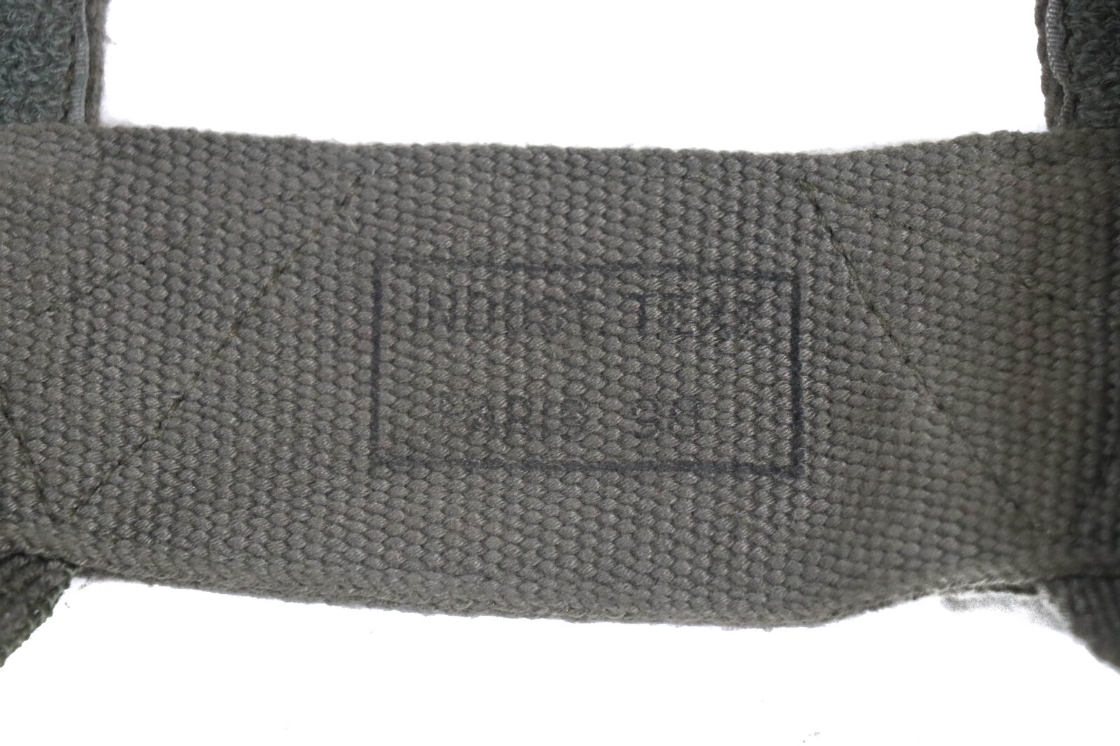 Authentic French FAMAS Combat Suspenders Field Harness OD Green Army Military