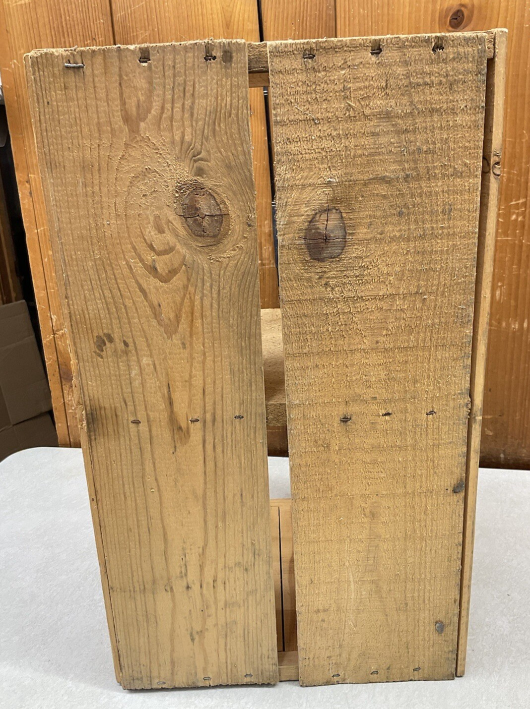 VTG Rio Vista Asparagus Wood Crate Riverview Farms Stockton California Wooden