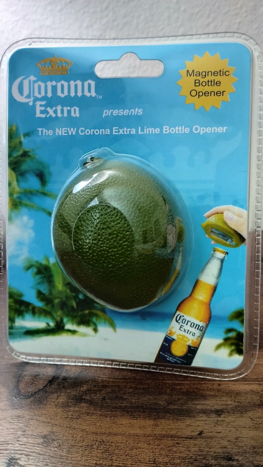 Corona Extra Lime Shape Vintage Magnetic Bottle Opener