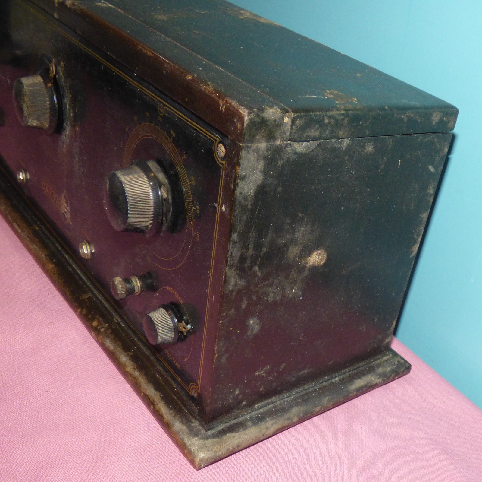Day-Fan OEM-7 Tube Radio Dayton Fan Motor Company Vintage 1920s