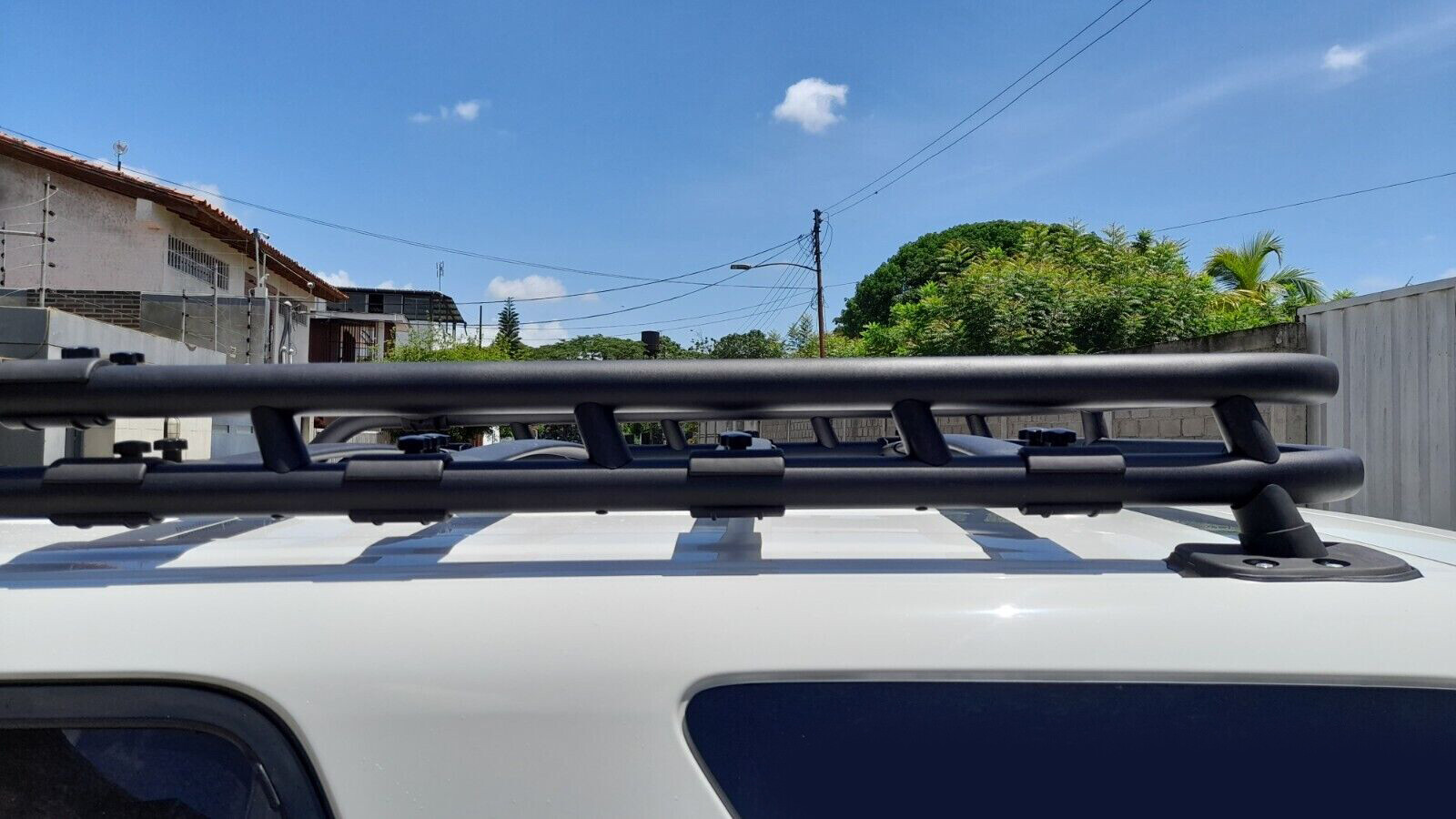 Black Adjustable Roof Rack Cargo Basket w/Bolts For Toyota 4Runner 2010-2024 23