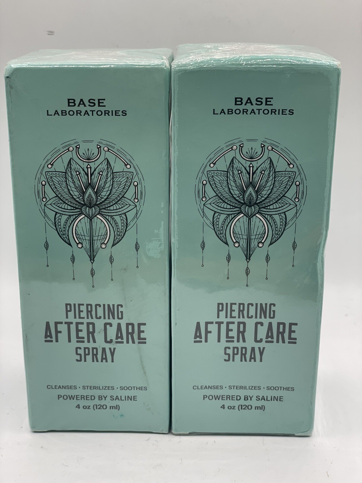 2 Base Labs Piercing Aftercare Spray | Saline Solution for Piercings, Bumps 4 oz